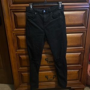 Black Topshop Jaime jeans!